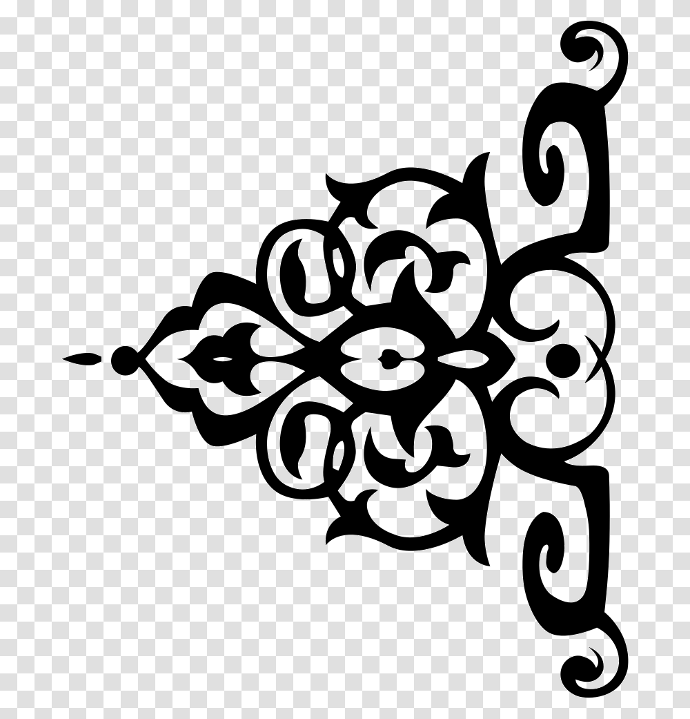 Lace Icon, Stencil, Floral Design Transparent Png