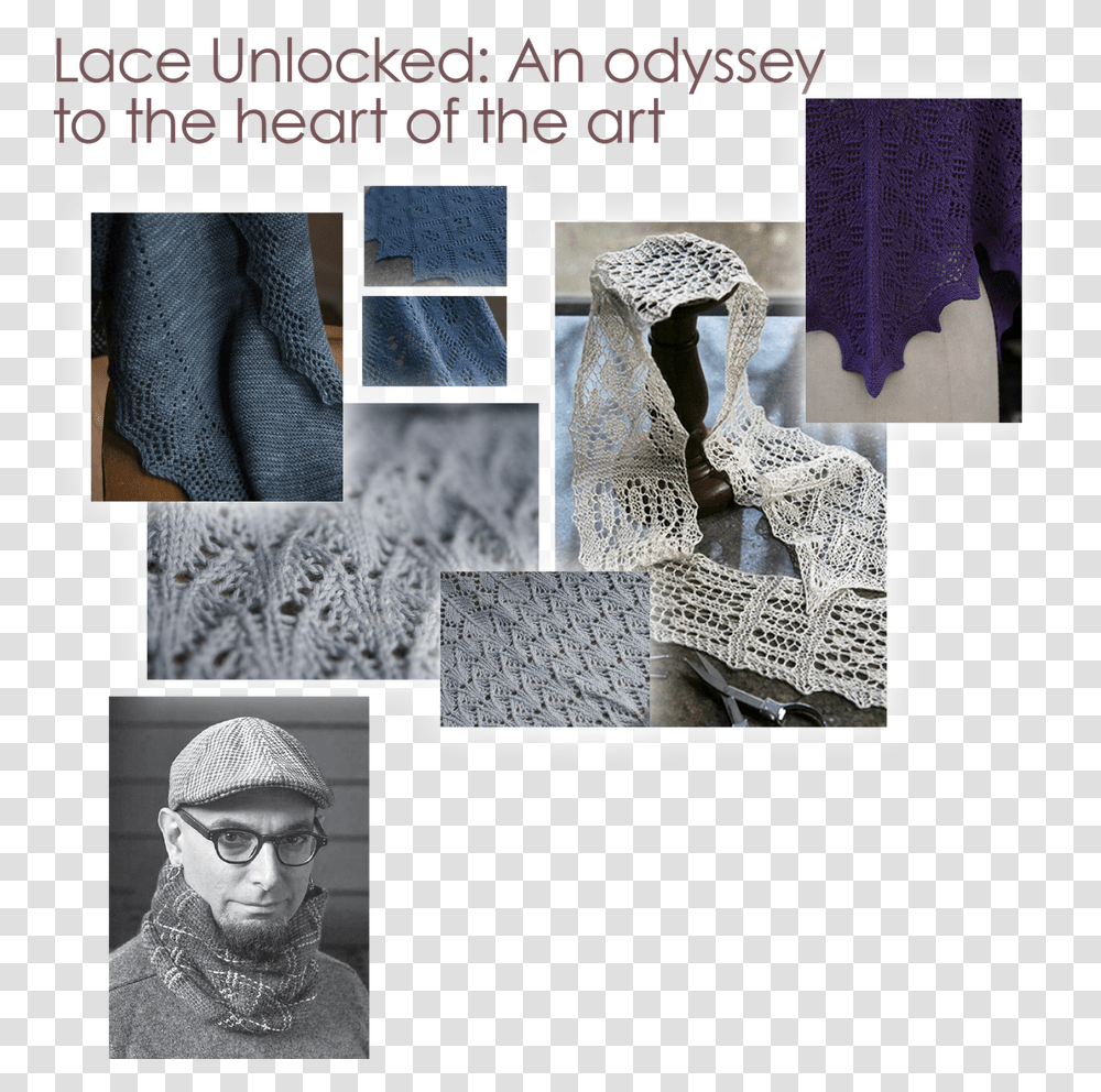 Lace Patterns Crochet, Apparel, Collage, Poster Transparent Png