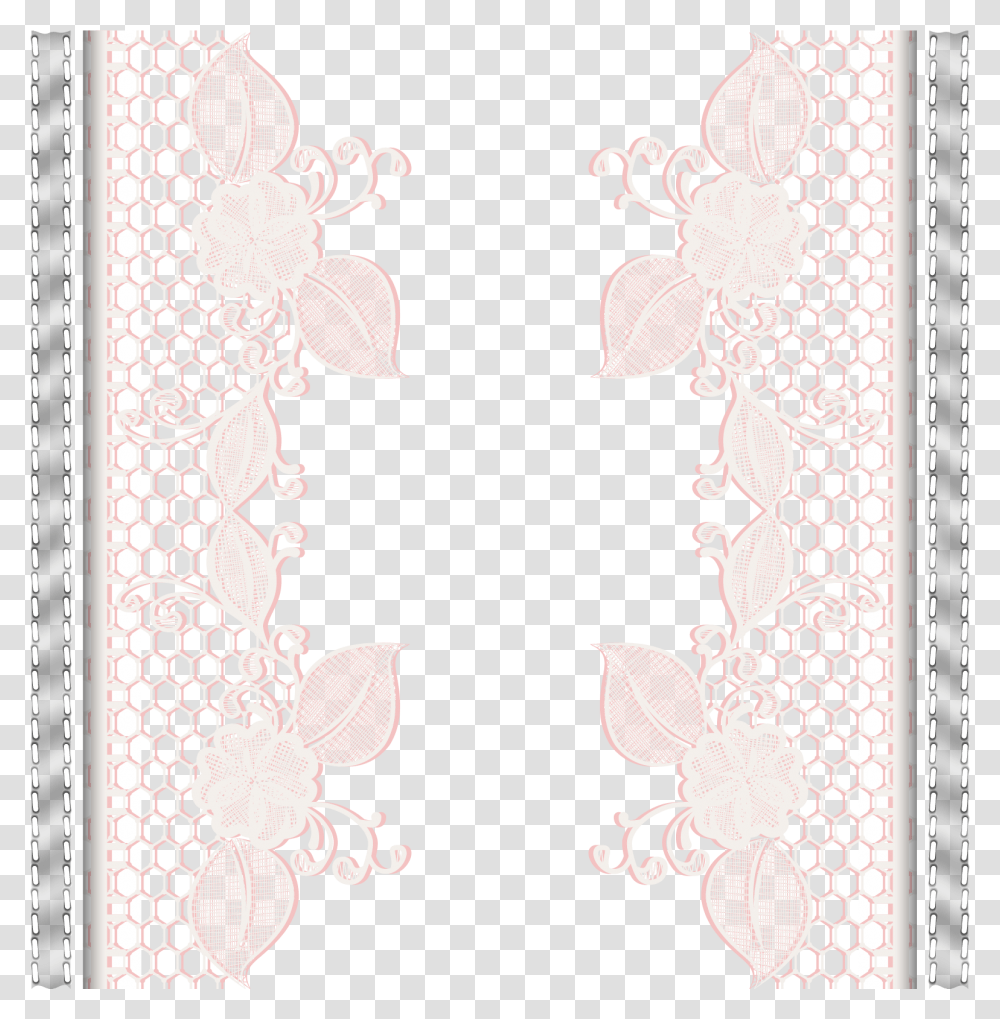 Lace Pinklace Swirls Header Textline Line Lines Rhyolite, Rug Transparent Png