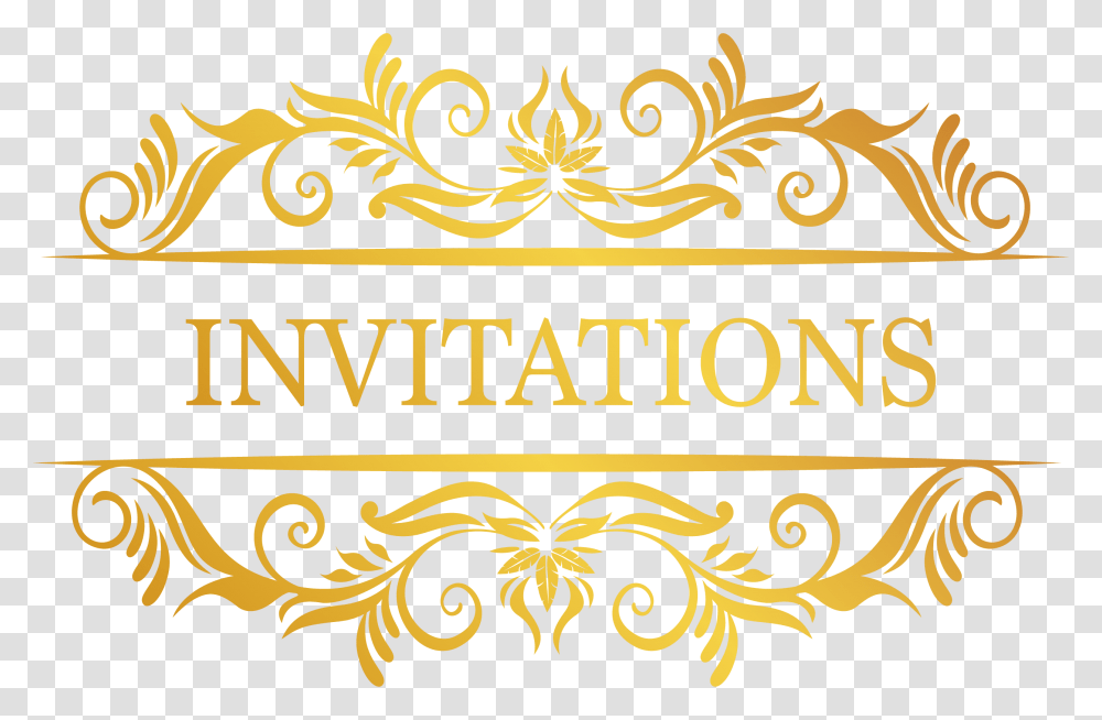Lace Portugal Guarda Idea Invitations Gold Scarf Clipart Invitation Design, Floral Design, Pattern Transparent Png