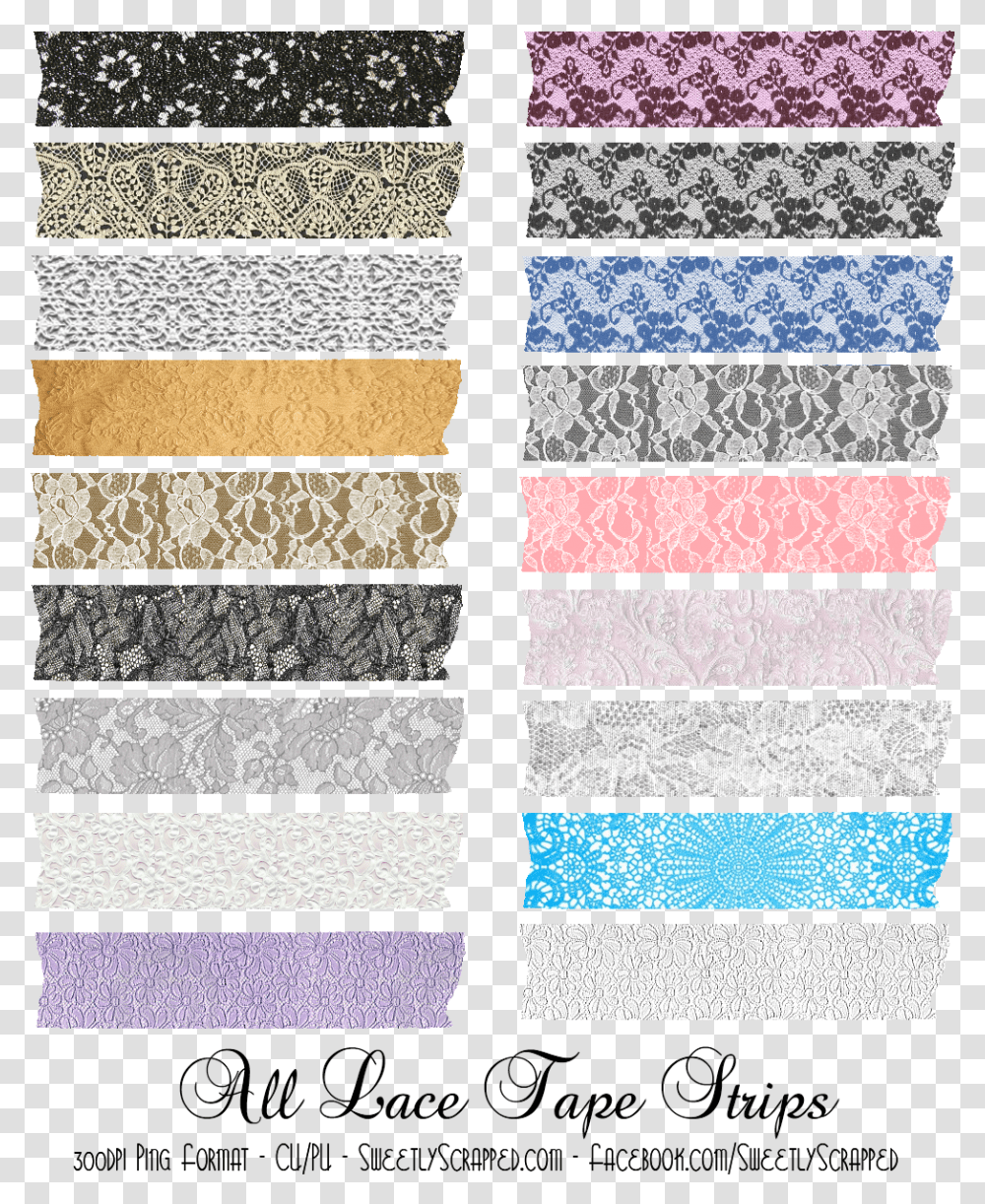 Lace Texture Printable Pastel Washi Tape, Staircase, Paint Container, Person, Human Transparent Png