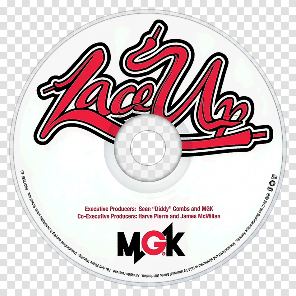 Lace Up Mgk Cd, Disk, Dvd Transparent Png