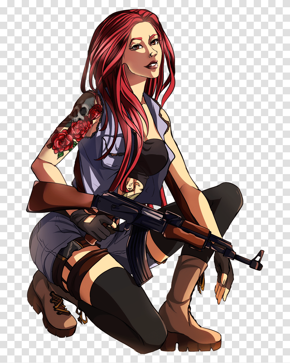 Laceduplauren Brown Hair Anime Superhero Girl, Comics, Book, Person, Human Transparent Png