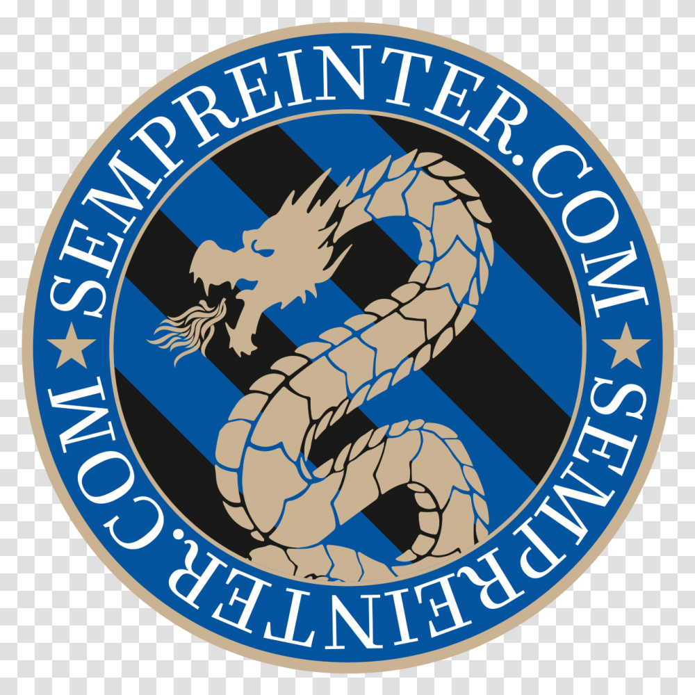 Lacked Inter Milan Old Logo, Symbol, Trademark, Badge, Emblem Transparent Png