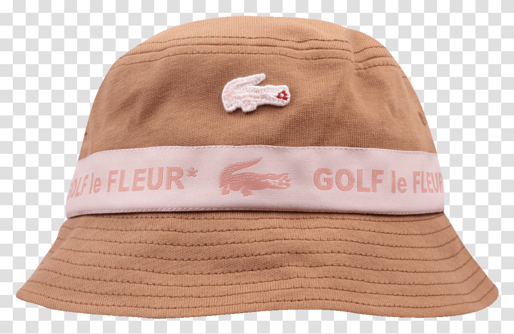 Lacoste Golf Le Fleur X Bucket Hat Pink Light Brown Caps Holypopstorecom Visor, Clothing, Apparel, Baseball Cap, Sun Hat Transparent Png