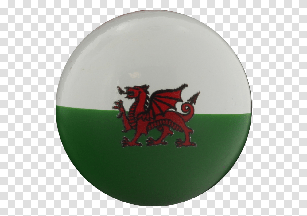 Lacquered Boxwood Jack With The Colors Of Wales Plate, Logo, Trademark, Birthday Cake Transparent Png