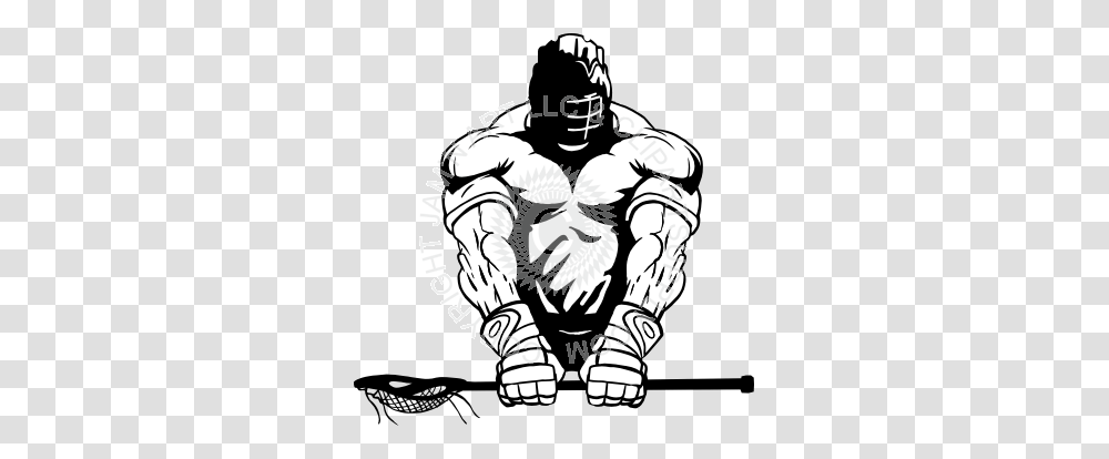 Lacrosse Clipart Cool, Person, Human, Stencil, Hand Transparent Png