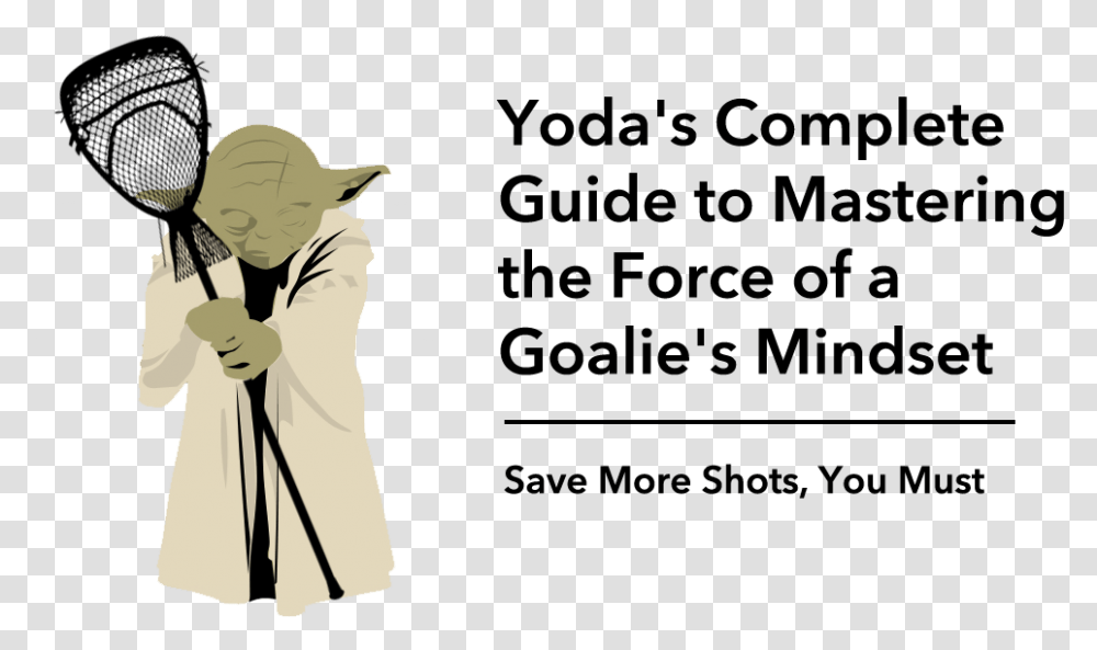 Lacrosse Goalie Mental Training With Yoda Squash Tennis, Person, Human, Apparel Transparent Png