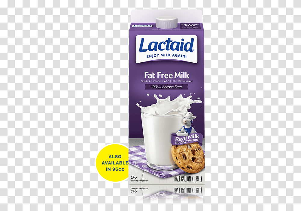 Lactaid Milk, Food, Beverage, Drink, Dessert Transparent Png