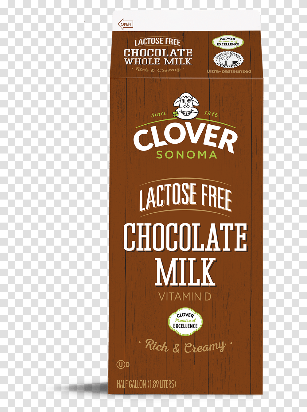 Lactose Free Chocolate Milk Drink, Label, Advertisement, Poster Transparent Png