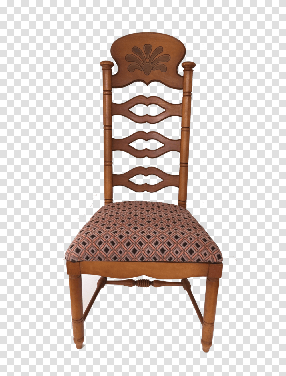 Ladder Back Chair Front View Chair, Furniture, Armchair, Throne Transparent Png