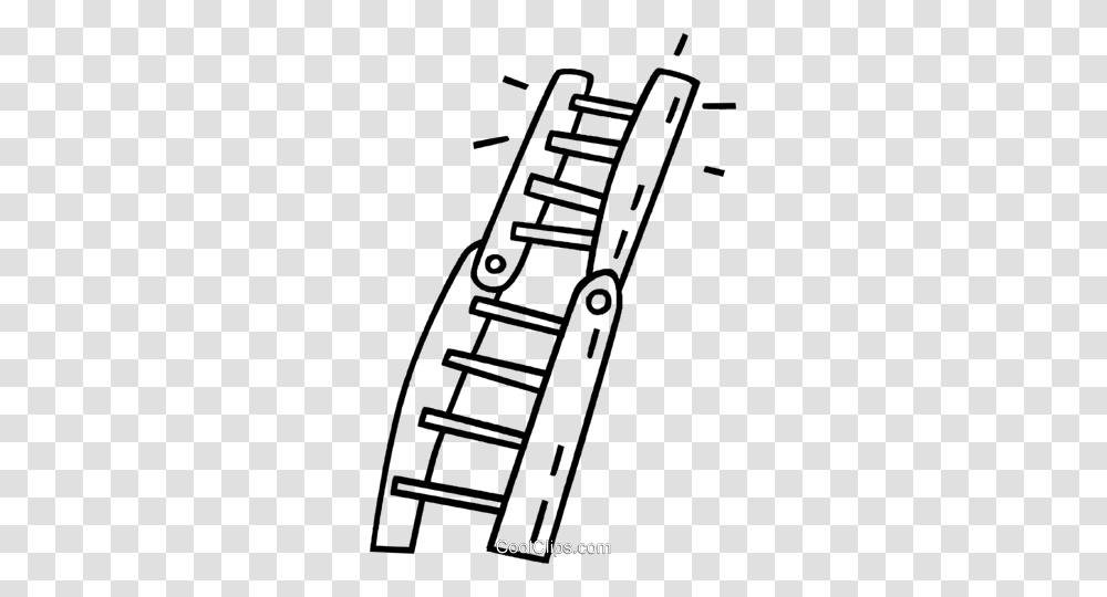 Ladder Royalty Free Vector Clip Art Illustration, Roller Coaster, Amusement Park, Housing, Building Transparent Png
