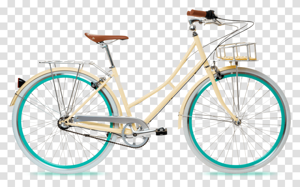Ladies Bike Fabric City Bicicleta Clipart, Bicycle, Vehicle, Transportation, Wheel Transparent Png