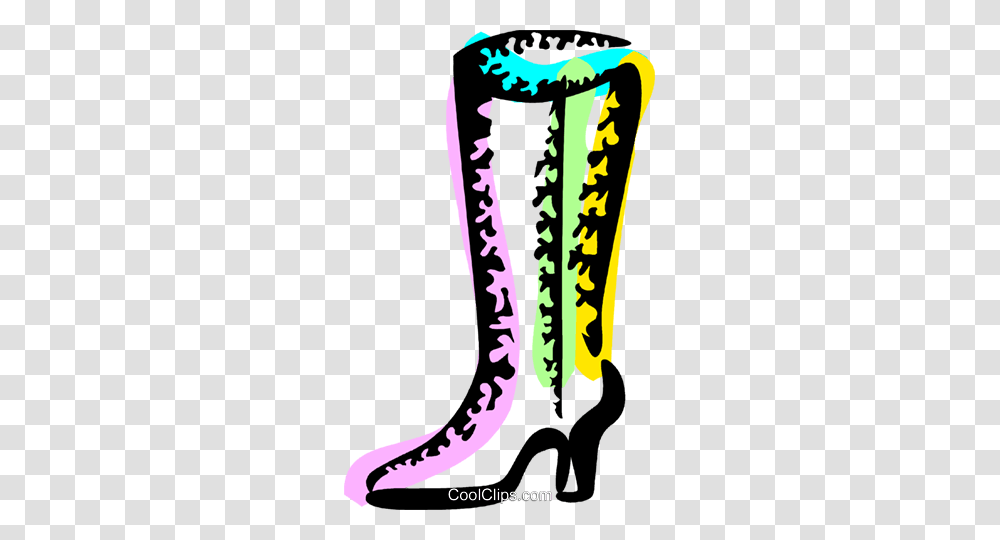 Ladies Boots Royalty Free Vector Clip Art Illustration, Apparel, Label Transparent Png