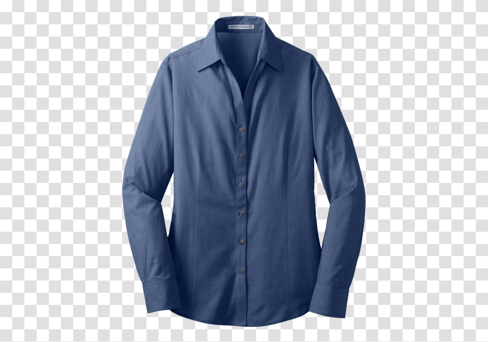 Ladies Crosshatch Easy Care ShirtData Rimg Shirt, Apparel, Long Sleeve, Dress Shirt Transparent Png