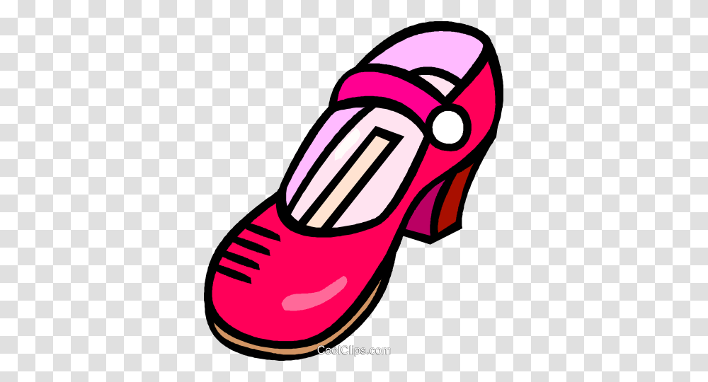 Ladies Dress Shoe Royalty Free Vector Clip Art Illustration, Apparel, Footwear, Clogs Transparent Png