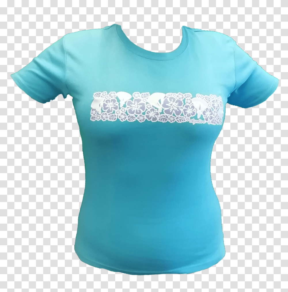 Ladies Fitted Hawaiian Shirts Blouse, Apparel, T-Shirt, Sleeve Transparent Png