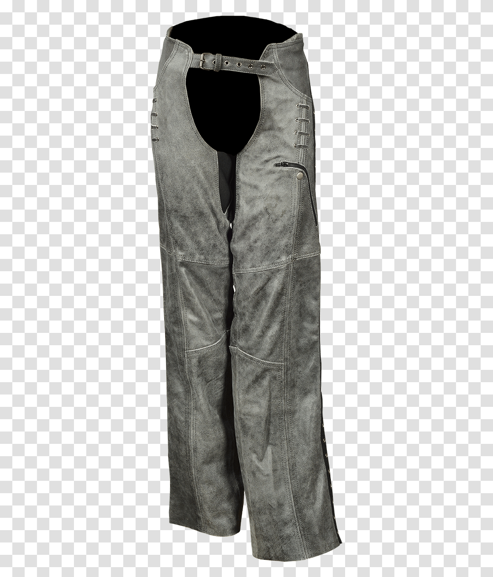 Ladies Gray Leather Chaps, Pants, Apparel, Jeans Transparent Png