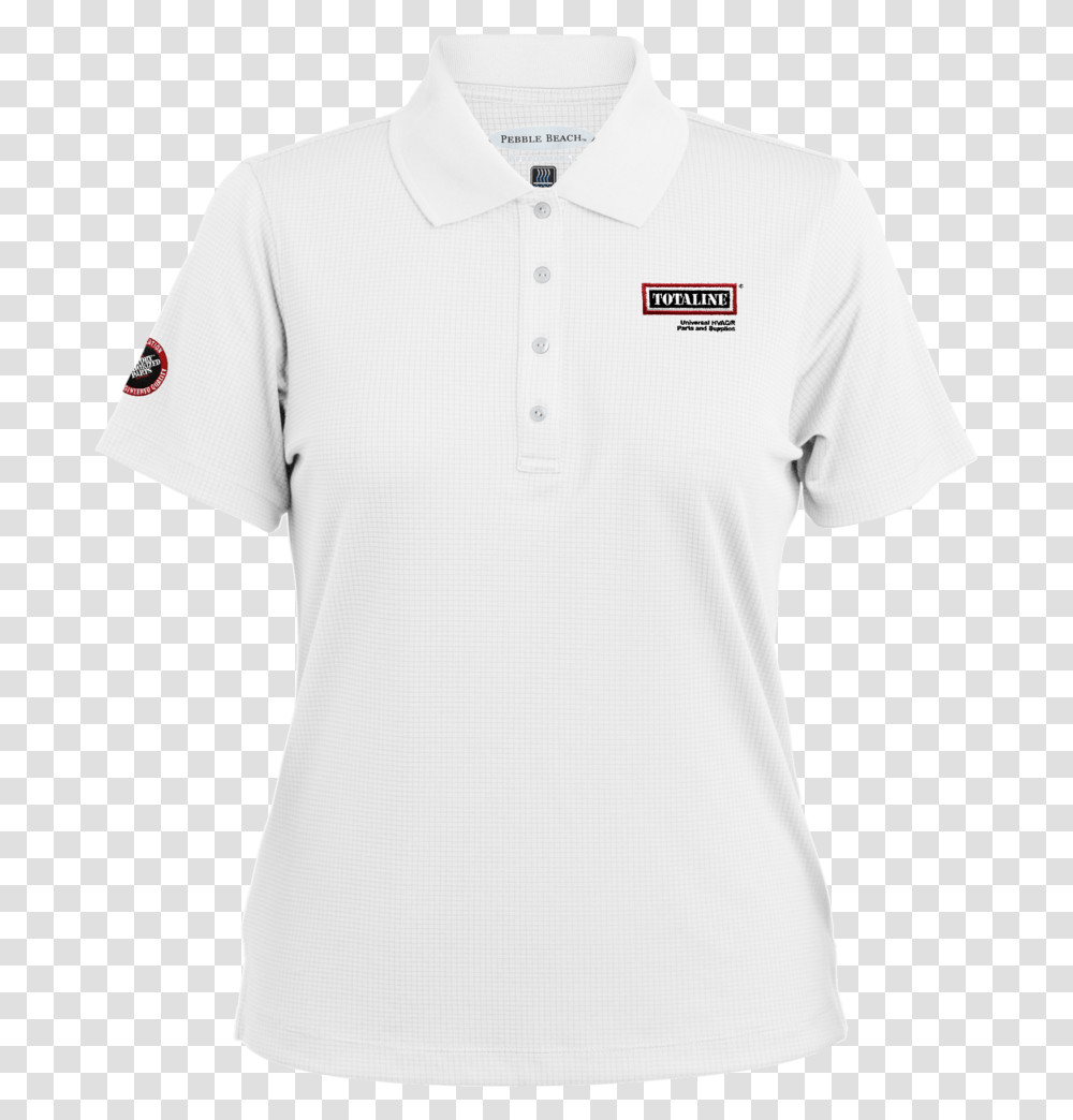 Ladies Grid Texture Polo Polo Shirt, Sleeve, T-Shirt, Person Transparent Png