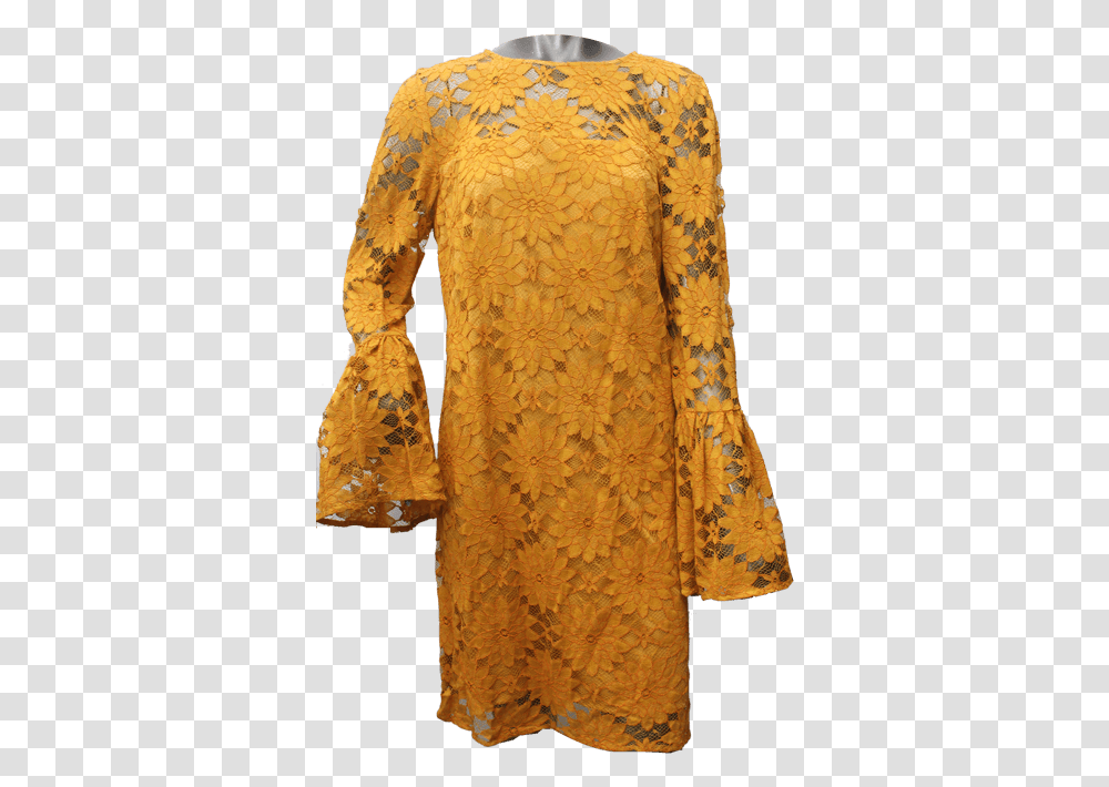 Ladies Lace Fashion O Gold Flare, Clothing, Sleeve, Long Sleeve, Coat Transparent Png