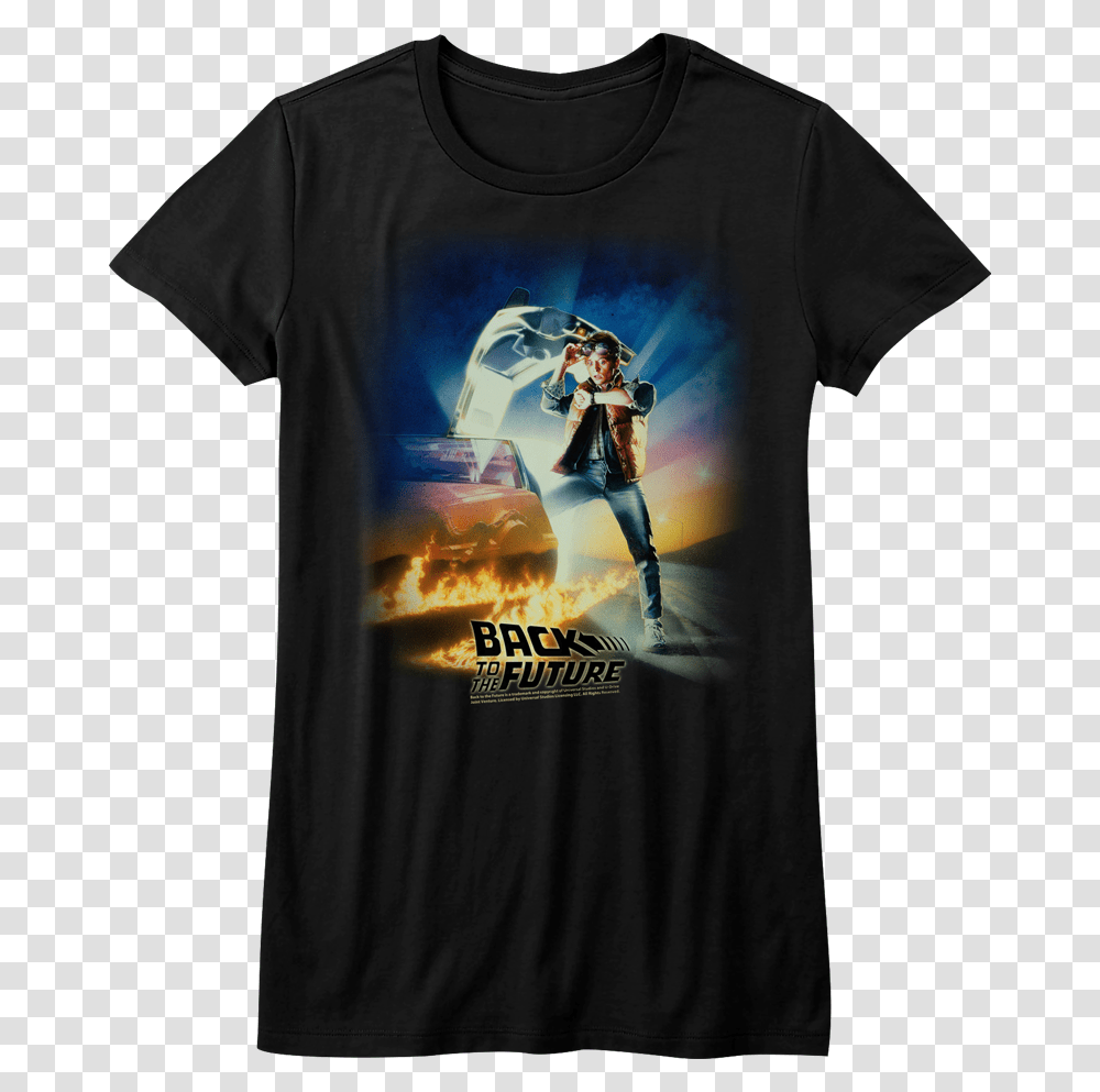 Ladies Michael J Fox Back To The Future Shirt Back To The Future 2019, Apparel, T-Shirt, Person Transparent Png