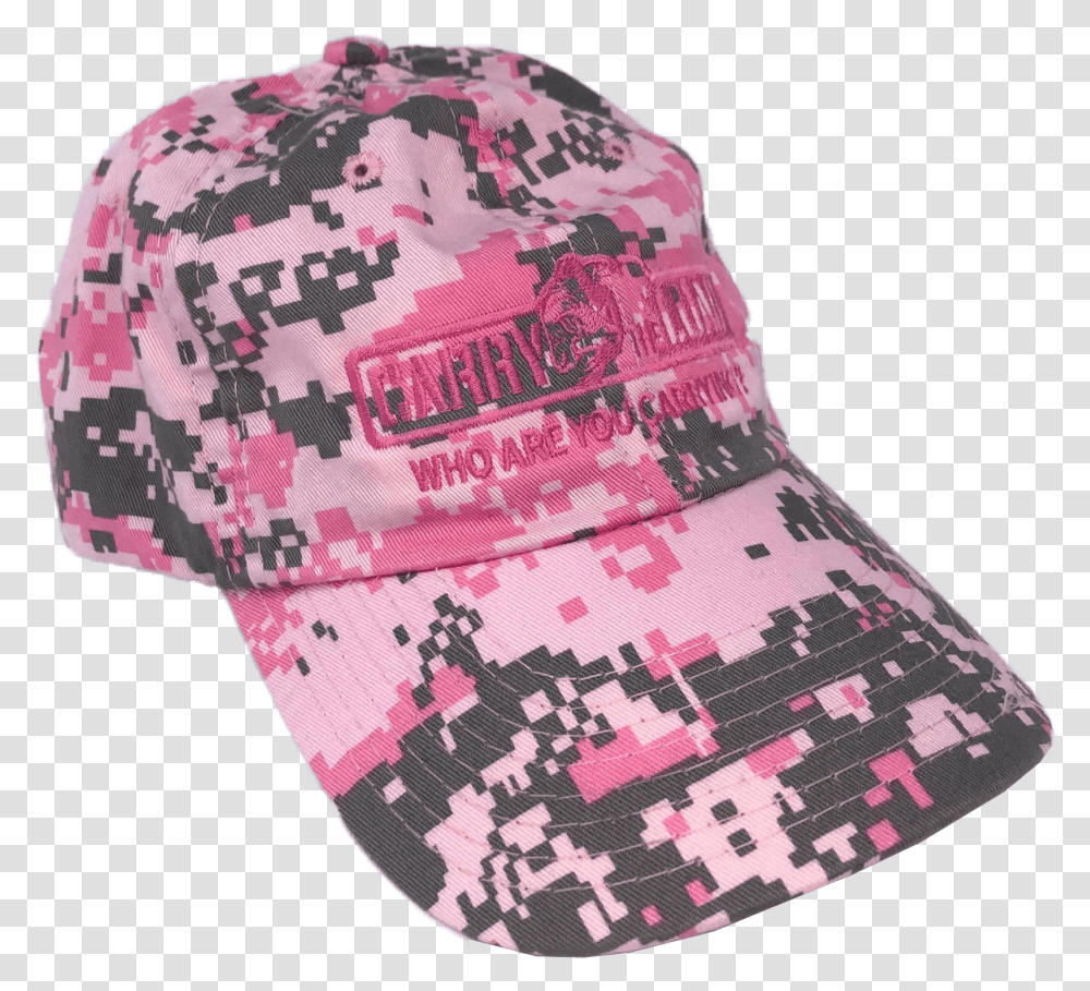 Ladies Pink Digital Camo Cap For Teen, Clothing, Apparel, Baseball Cap, Hat Transparent Png
