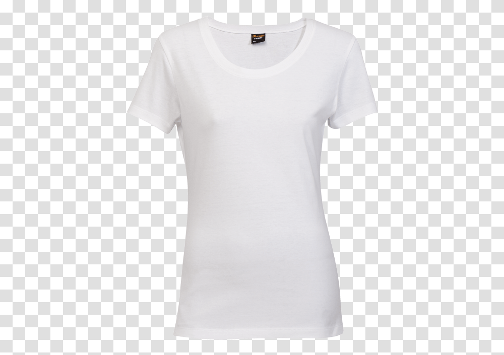 Ladies Plain Adult Blank Womens White T Shirt, Apparel, T-Shirt, Sleeve Transparent Png