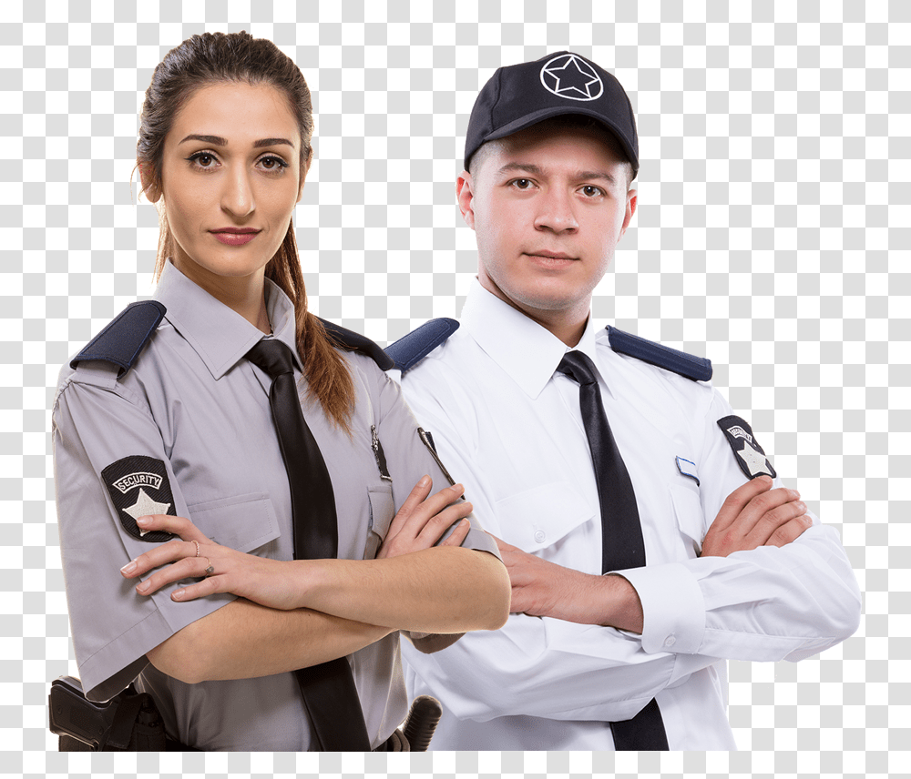 Ladies Security Guard Job, Person, Military Uniform, Human, Tie Transparent Png