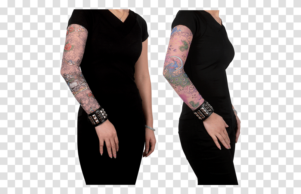 Ladies Sleeve Tattoo, Arm, Skin, Apparel Transparent Png