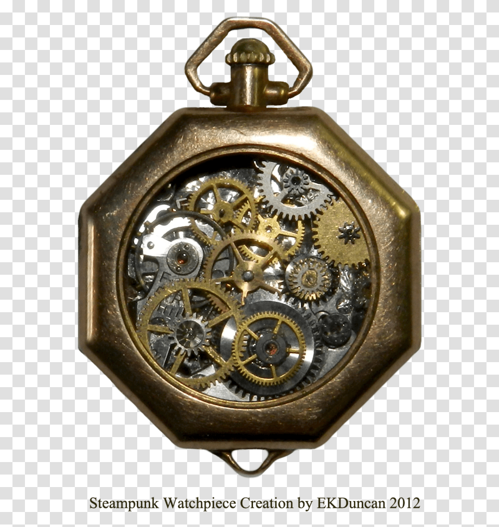 Ladies Steampunk Timepiece From Vintage Parts By Eveyd Steampunk, Wristwatch, Clock Tower, Architecture, Building Transparent Png