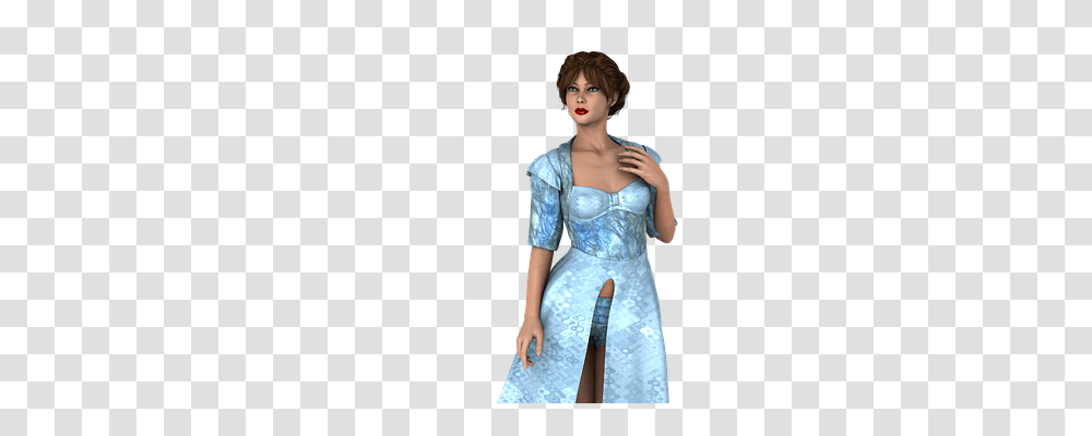 Lady Person, Dress, Female Transparent Png