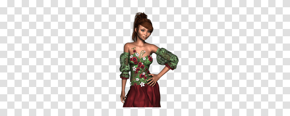 Lady Person, Dress, Toy Transparent Png