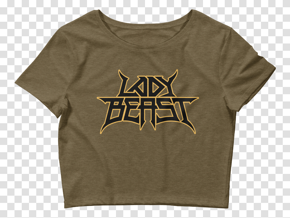 Lady Beast Trendy Graphics Crop Tops, Clothing, Apparel, T-Shirt, Sleeve Transparent Png