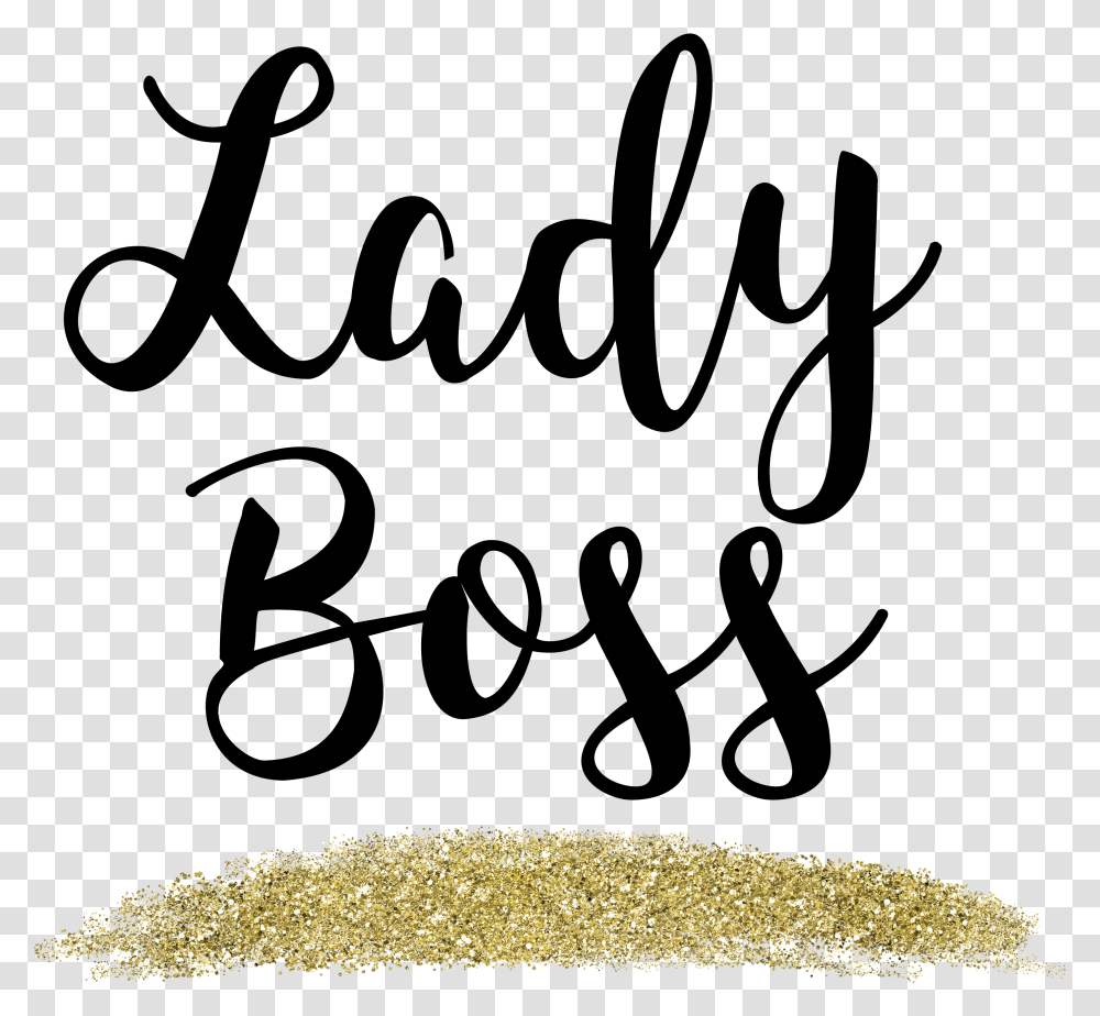 Lady Boss Gold Glitter Web Flair Graphic Lady Boss, Plant, Food, Grain, Produce Transparent Png