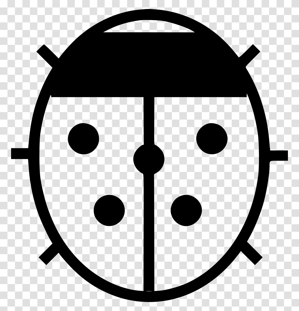 Lady Bug Circle, Stencil, Dice, Game Transparent Png