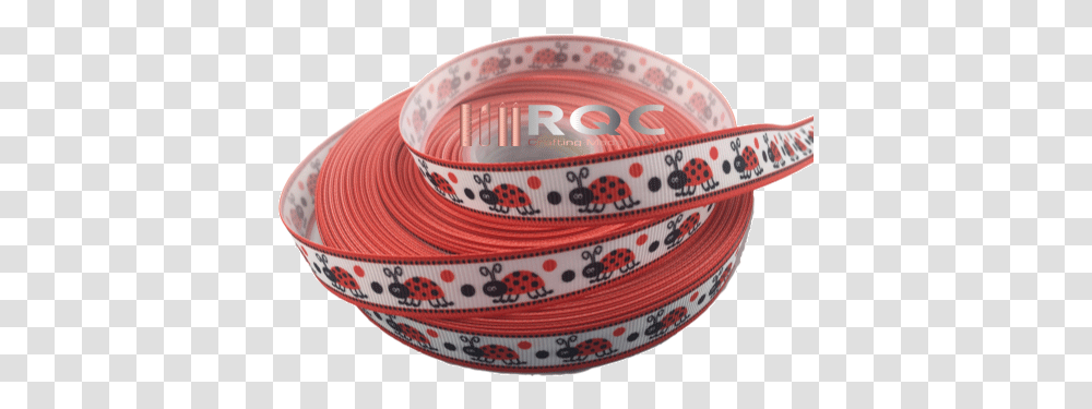 Lady Bug Grosgrain Ribbons 78 Red Border Rqc Supply Ceramic, Clothing, Apparel, Hat, Birthday Cake Transparent Png