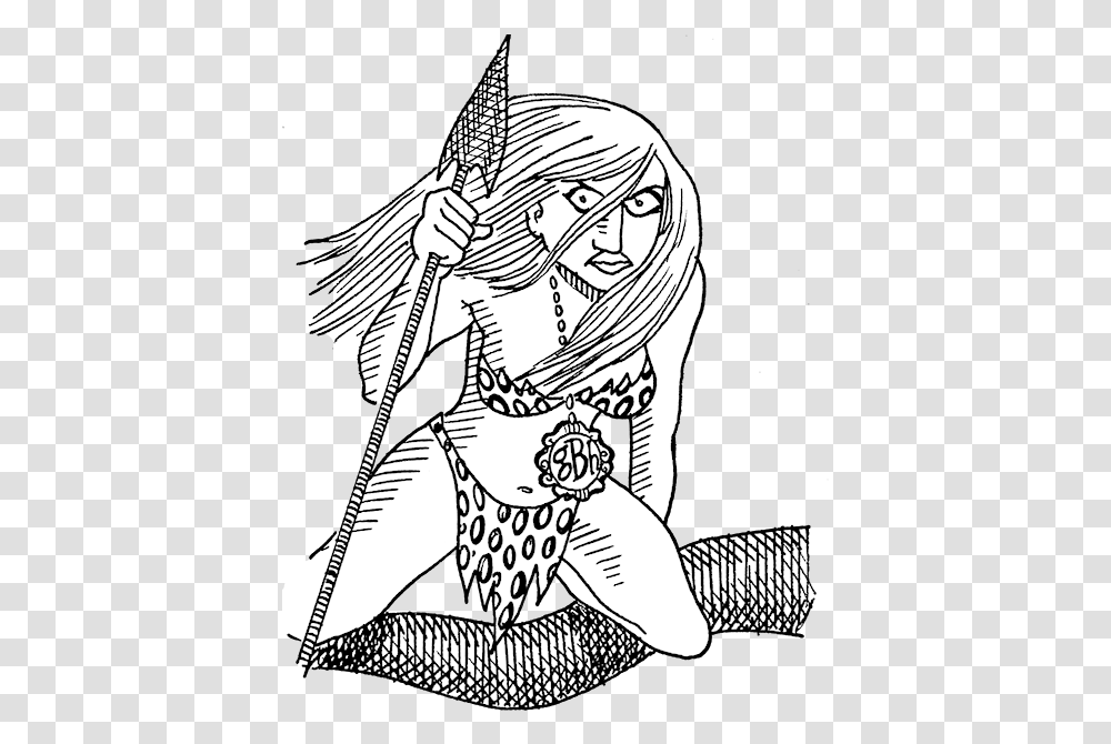 Lady Bumpersnoot Web Line Art, Person, Human, Kneeling, Drawing Transparent Png