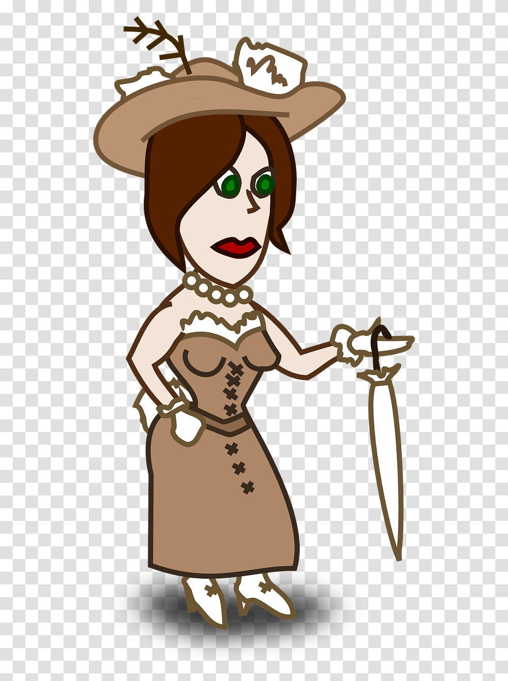 Lady Clip Art, Apparel, Cross Transparent Png