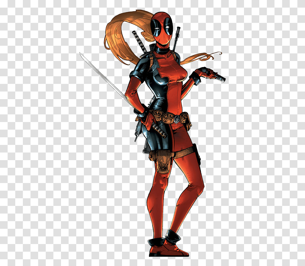 Lady Deadpool Lover By Thesuperiorxaviruiz Lady Deadpool, Apparel, Duel, Samurai Transparent Png