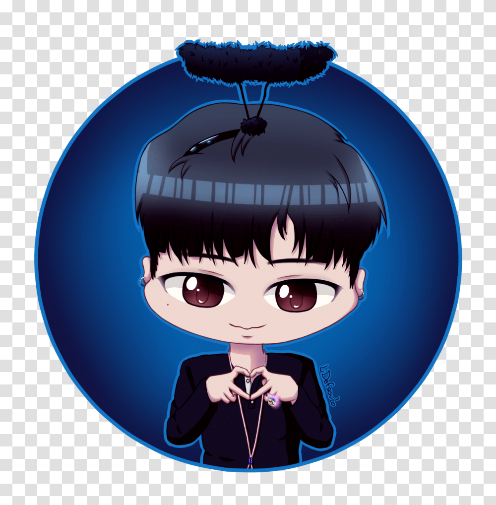 Lady Defsoul On Twitter Black Angel Yugyeom, Person, Human, Face, Head Transparent Png