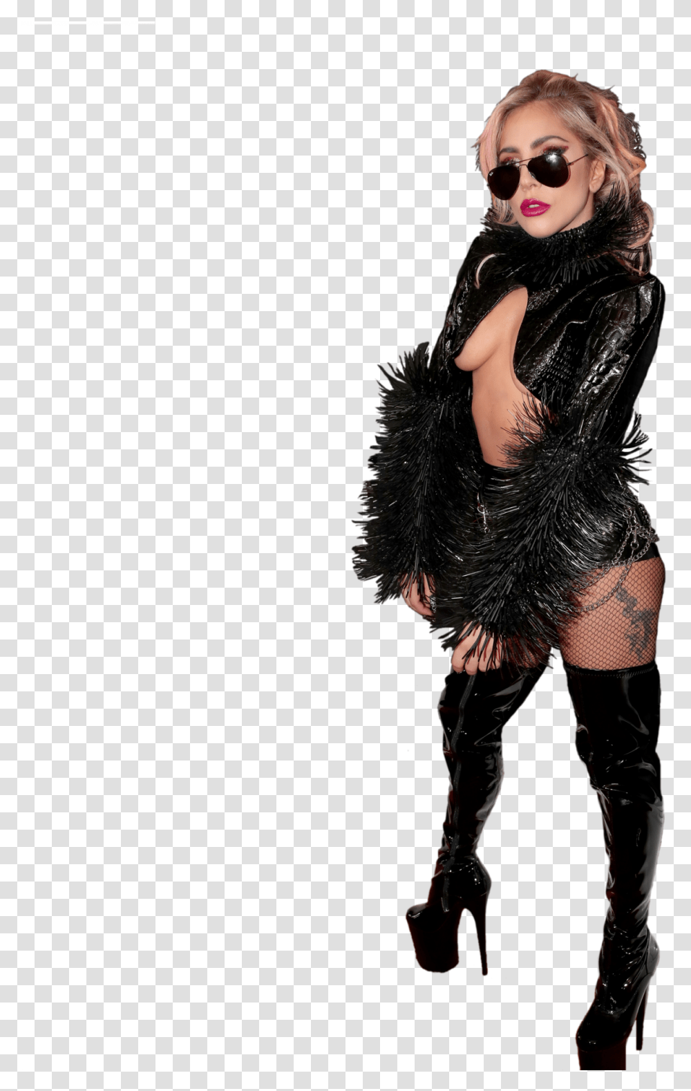 Lady Gaga Artpop Fashion Model, Sunglasses, Footwear, Person Transparent Png