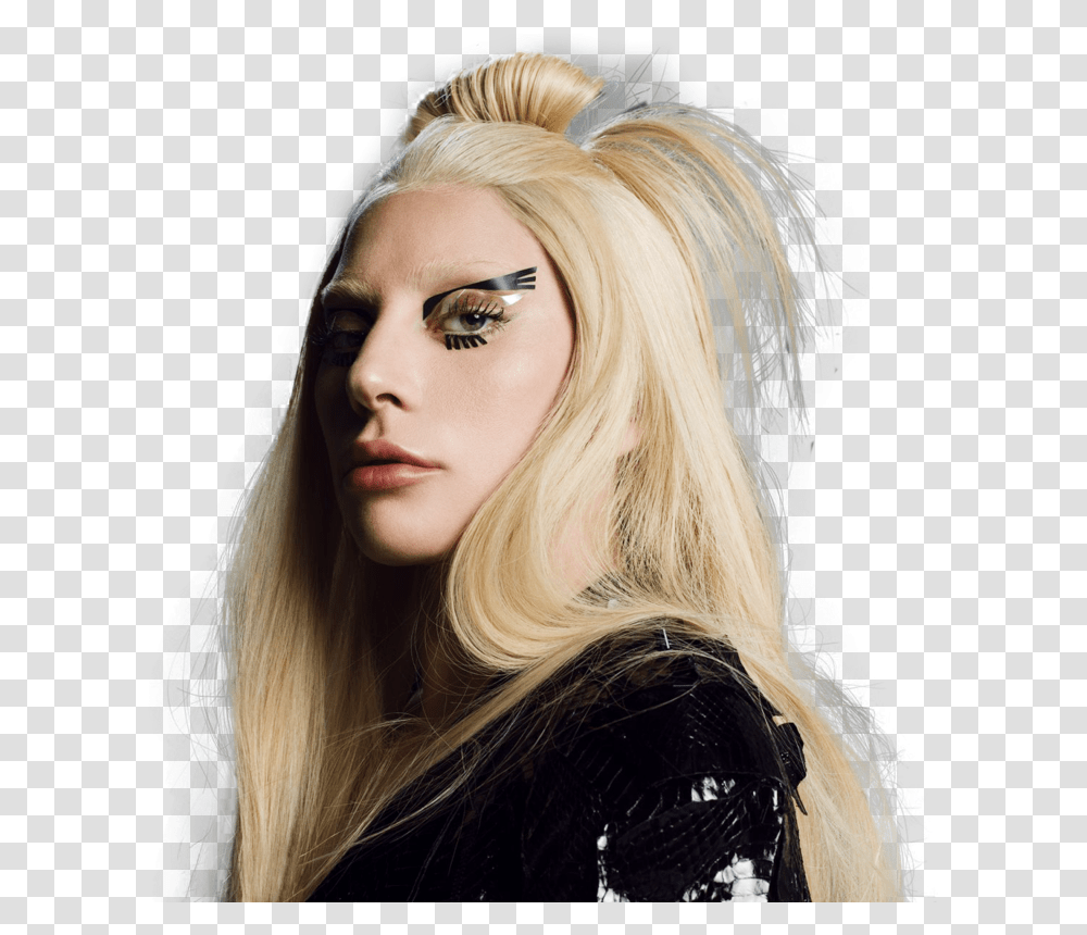 Lady Gaga By Maarcopngs L Lady Gaga, Person, Face, Female, Head Transparent Png