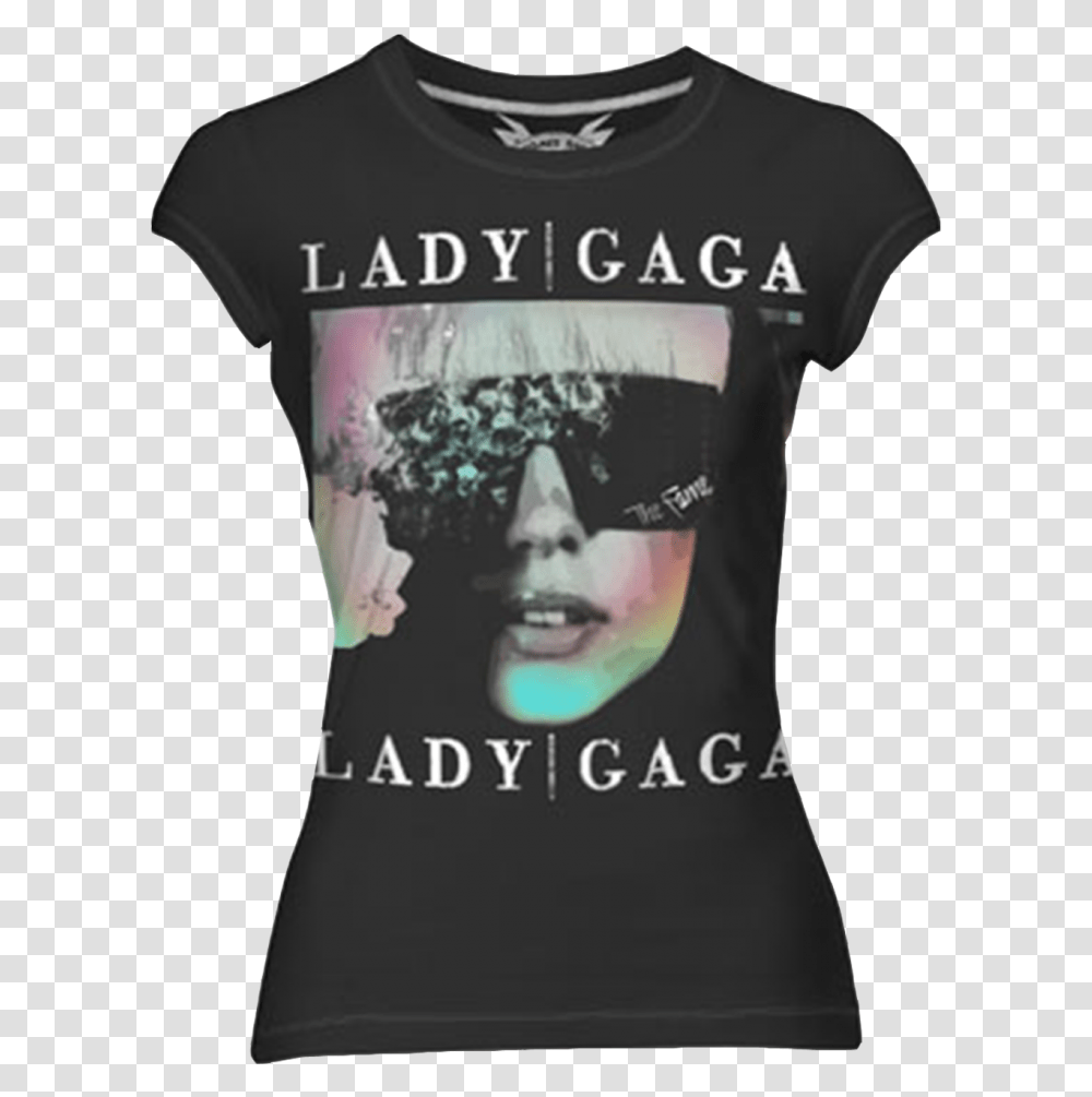 Lady Gaga The Fame Tidal Lady Gaga The Fame Blue Vinyl, Apparel, T-Shirt, Word Transparent Png