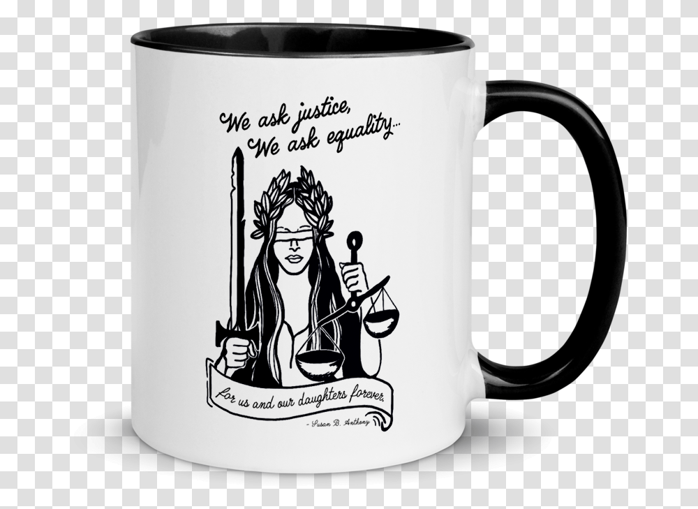 Lady Justice Coffee Mug Cool Mugs, Coffee Cup, Soil, Person, Human Transparent Png