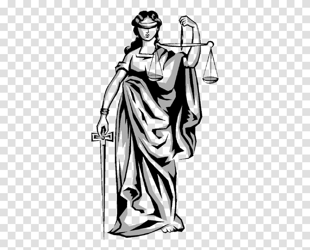 Lady Justice No Background, Apparel, Person, Human Transparent Png