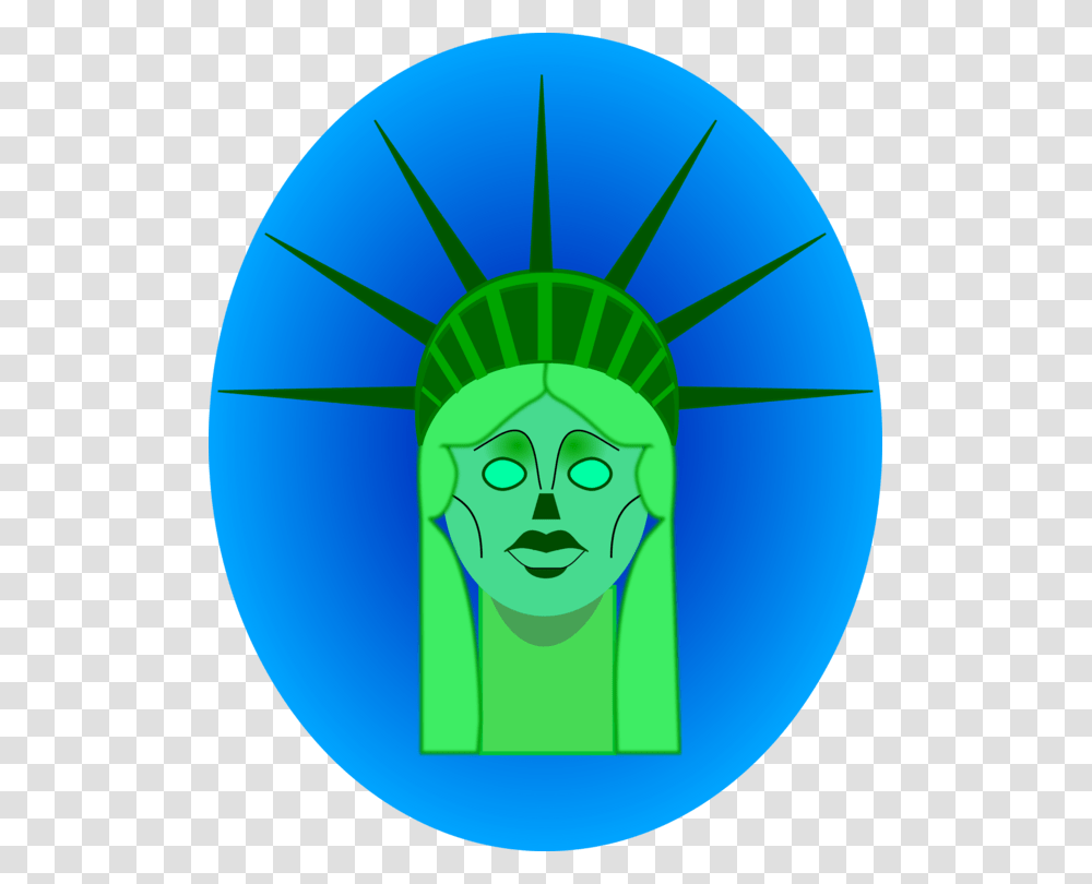 Lady Lib Statue Of Liberty Uncle Sam Symbol, Plant, Sphere, Balloon, Green Transparent Png