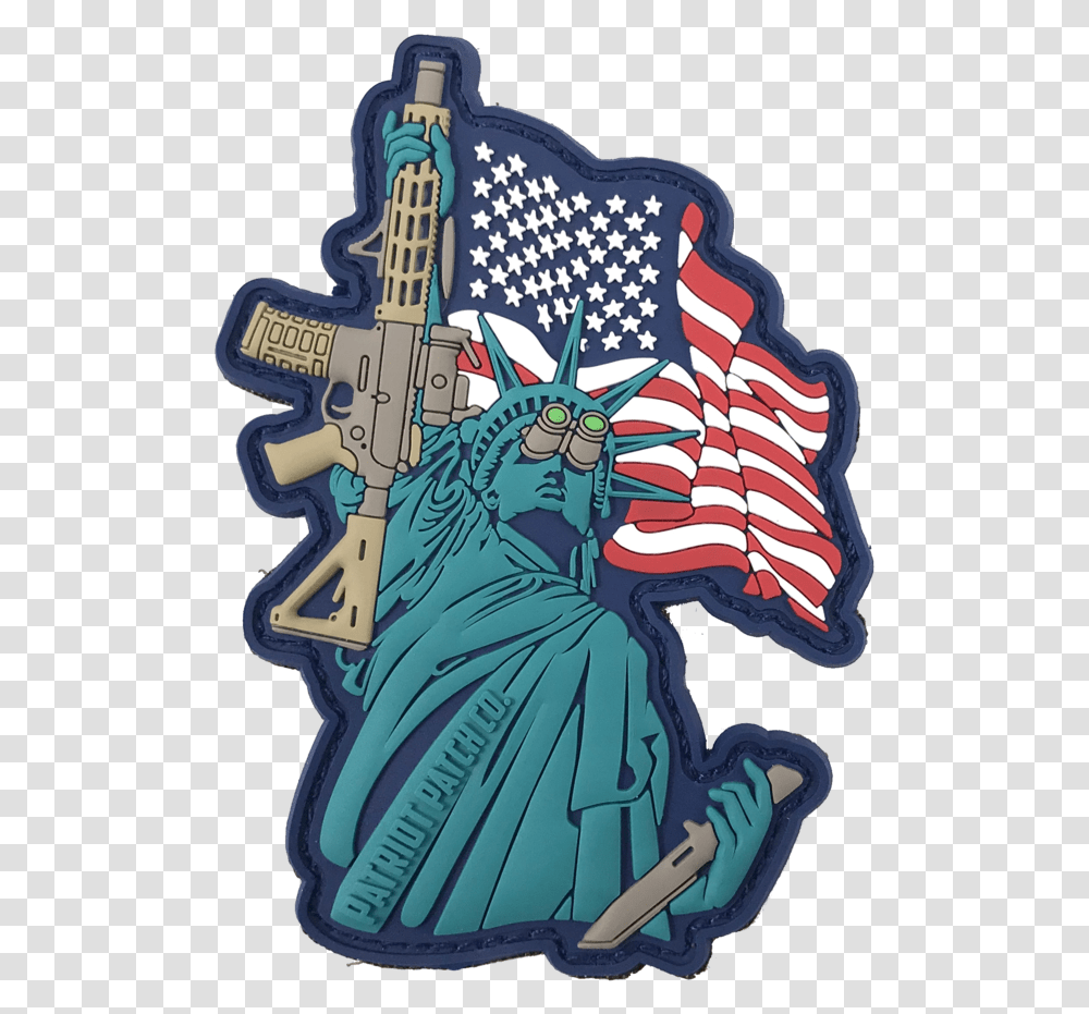 Lady Liberty Badass, Apparel, Flag Transparent Png