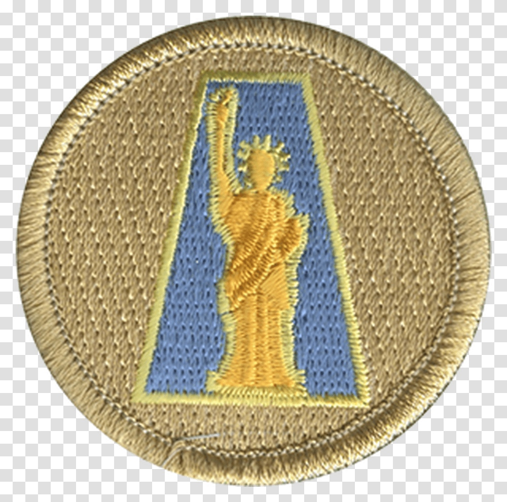 Lady Liberty Patrol Patch Solid, Rug, Logo, Symbol, Trademark Transparent Png