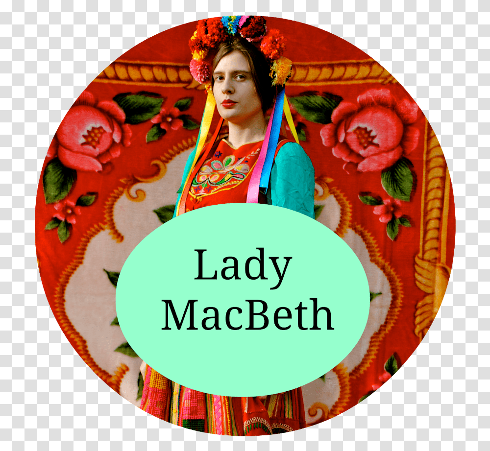 Lady Macbeth Vestido De Folklore, Label, Person, Dish Transparent Png