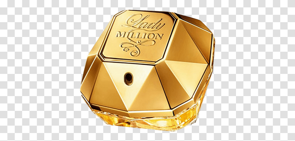 Lady Million Edp, Gold, Sweets, Food, Confectionery Transparent Png